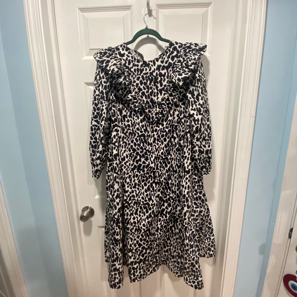 Sandy Liang for Target Black and White Patterned Dress